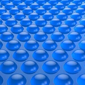 BigXwell Solar Pool Cover, Blue 16-mil 12 x 24 Foot Rectangle Solar Blanket for